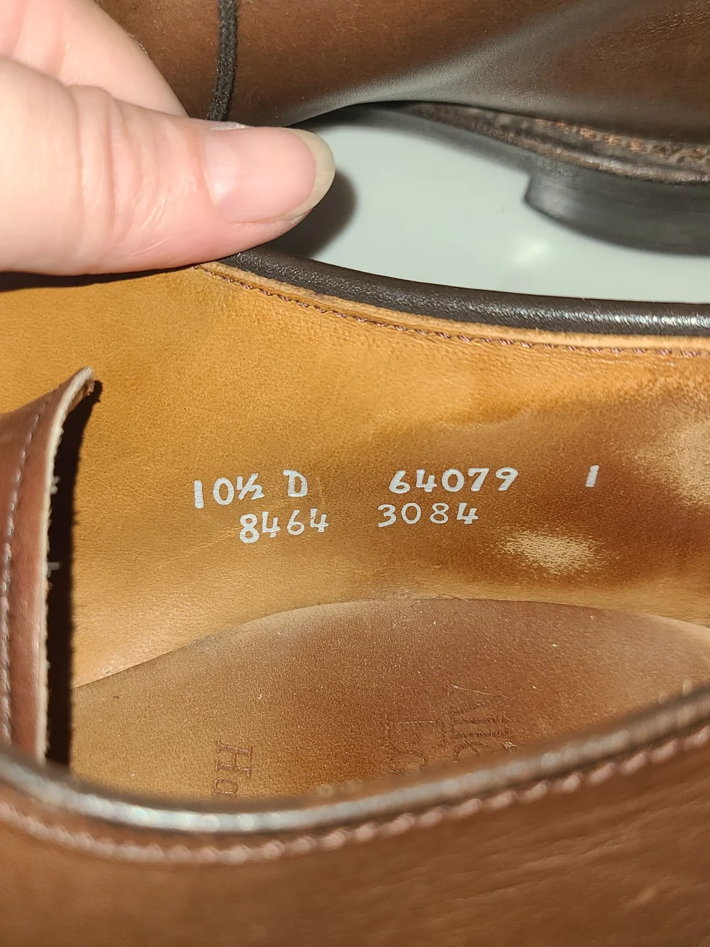 Men's Allen Edmonds Brown Leather Lace-Up Dress Shoes 10.5D